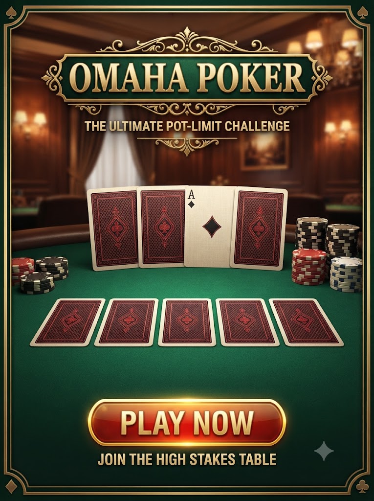 Omaha Poker table