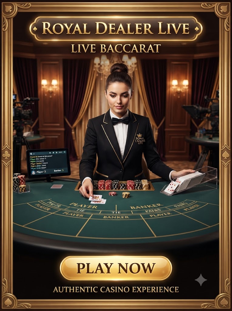 Royal Dealer Live baccarat table