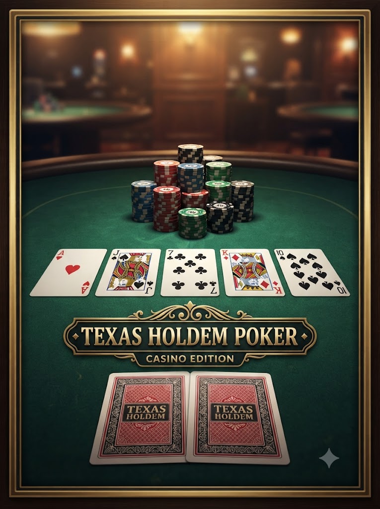 Texas Holdem Poker table